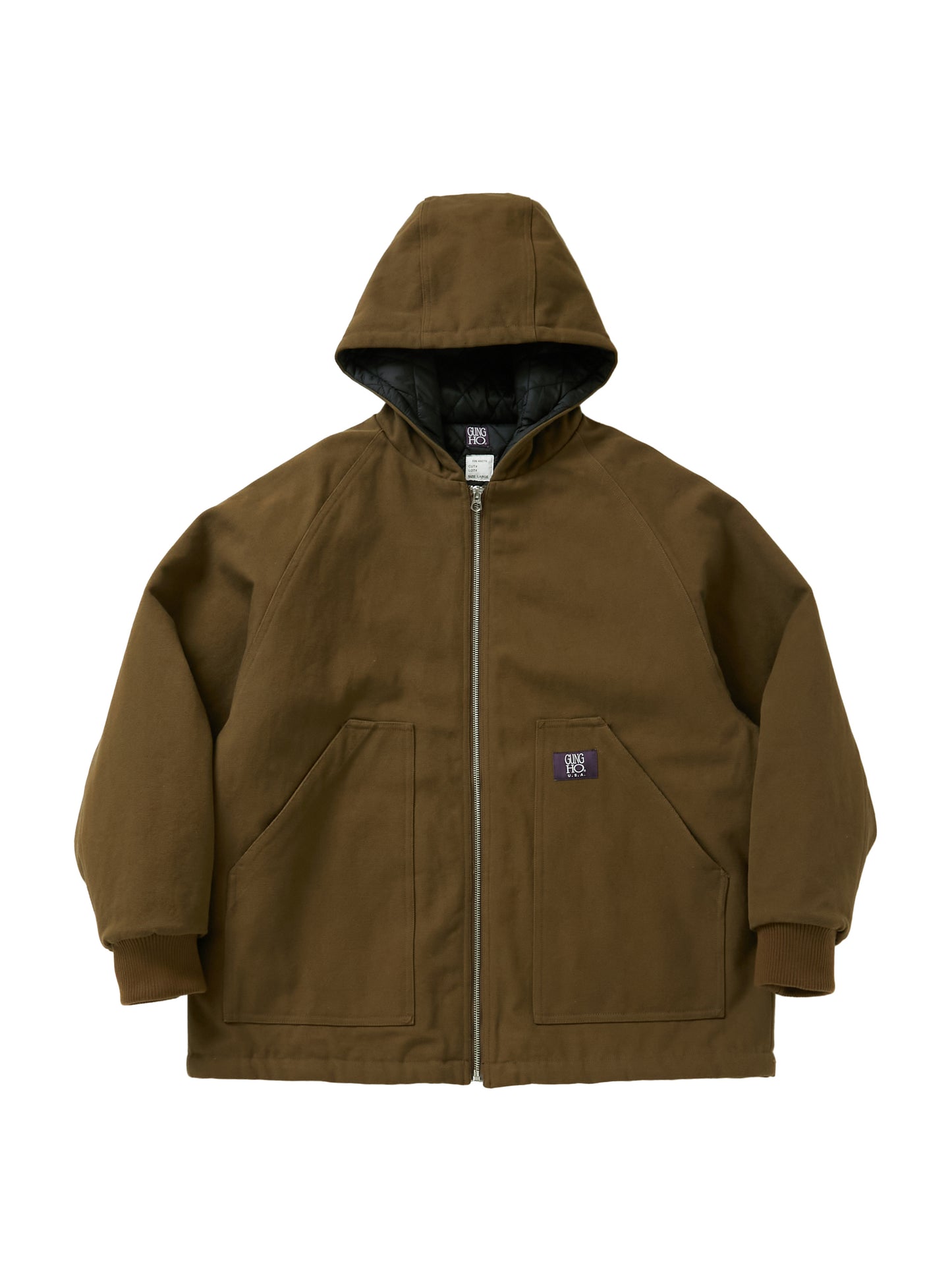 GUNG HO / ACTIVE ZIP HOODIE
