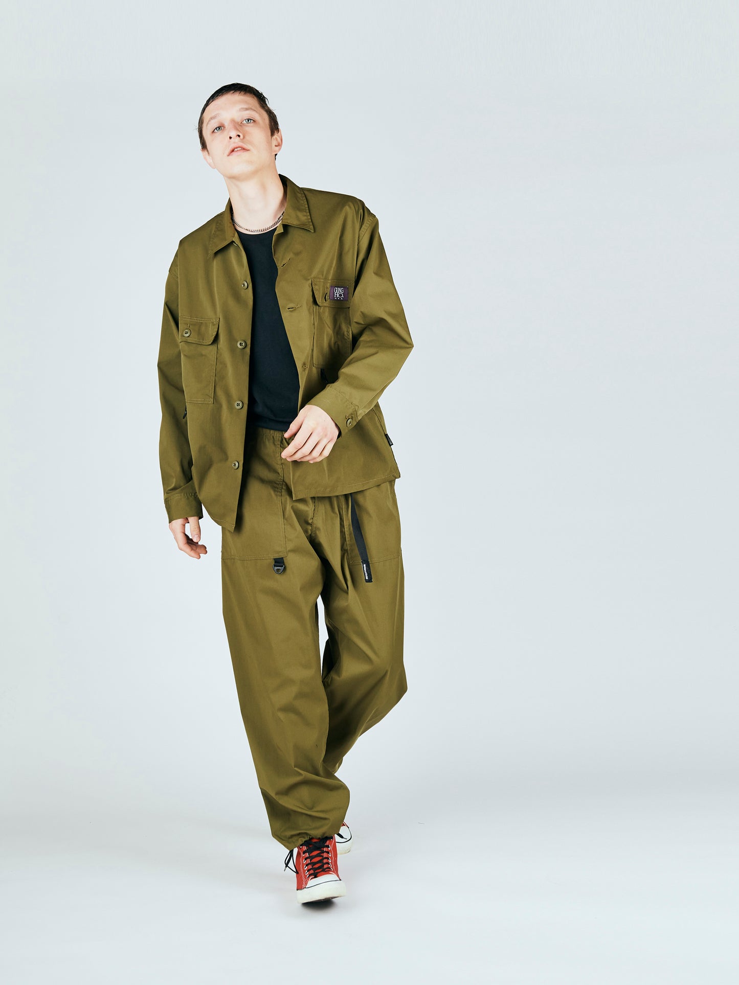 GUNG HO×MANASTASH WEBBING BAKER PANT