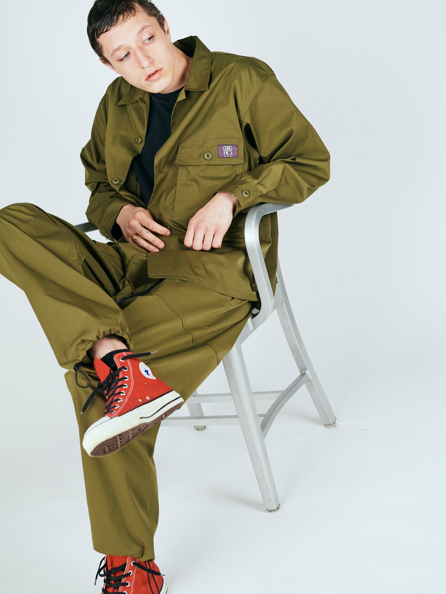 GUNG HO×MANASTASH WEBBING BAKER PANT