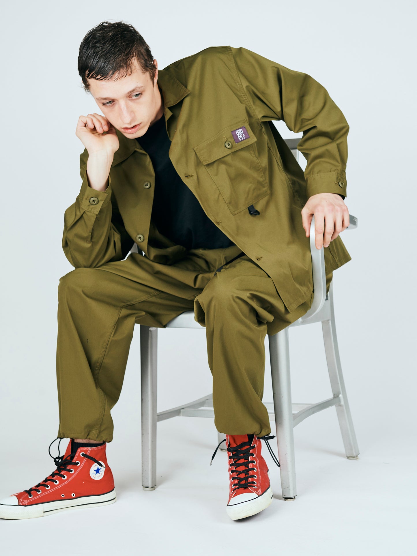 GUNG HO×MANASTASH WEBBING BAKER PANT
