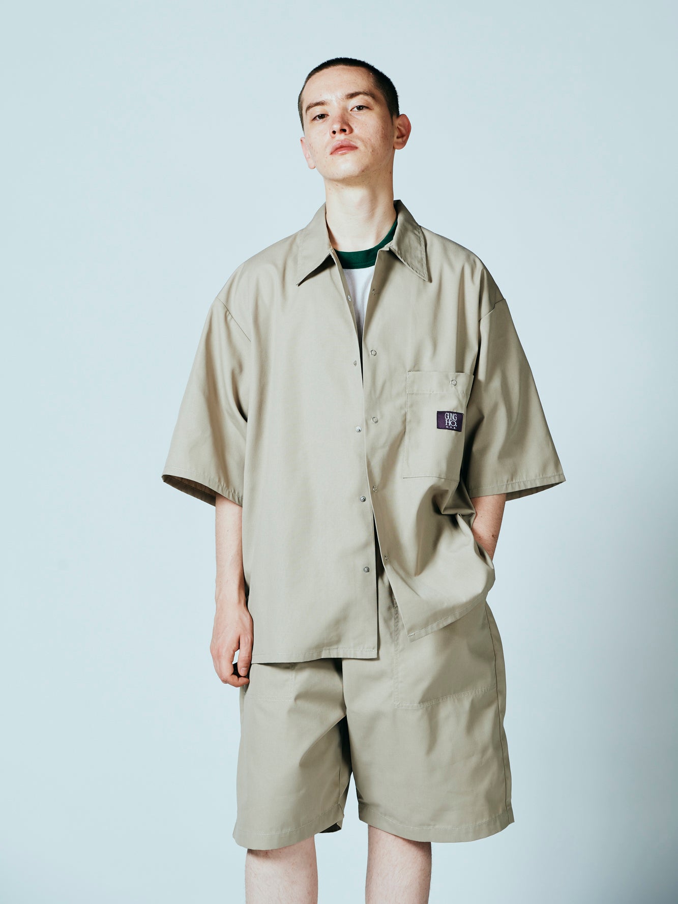 GUNG HO / C/P SNAP WORKERS SS SHIRTS