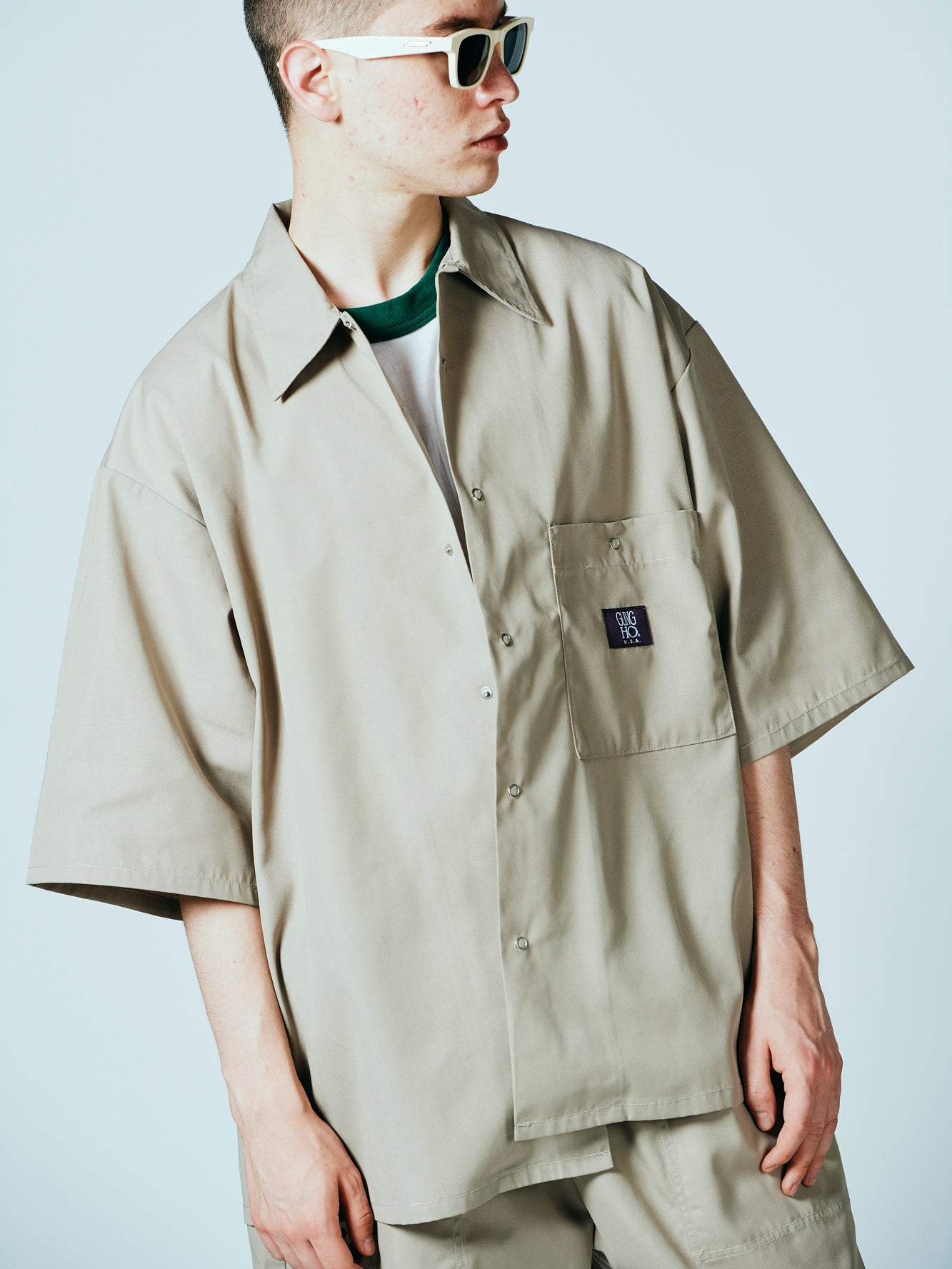 GUNG HO / C/P SNAP WORKERS SS SHIRTS