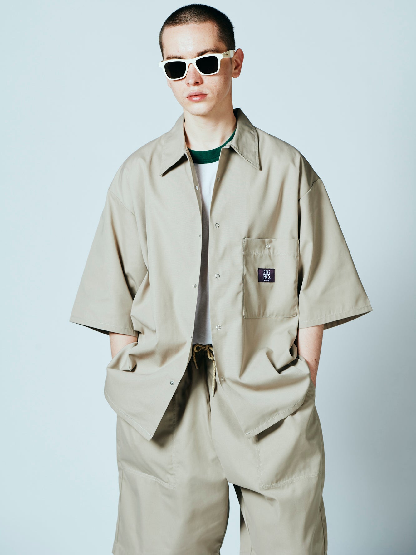 GUNG HO / C/P SNAP WORKERS SS SHIRTS