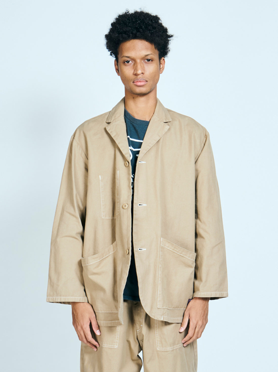 GUNG HO / NOTCH COLLER JACKET COTTON DUCK