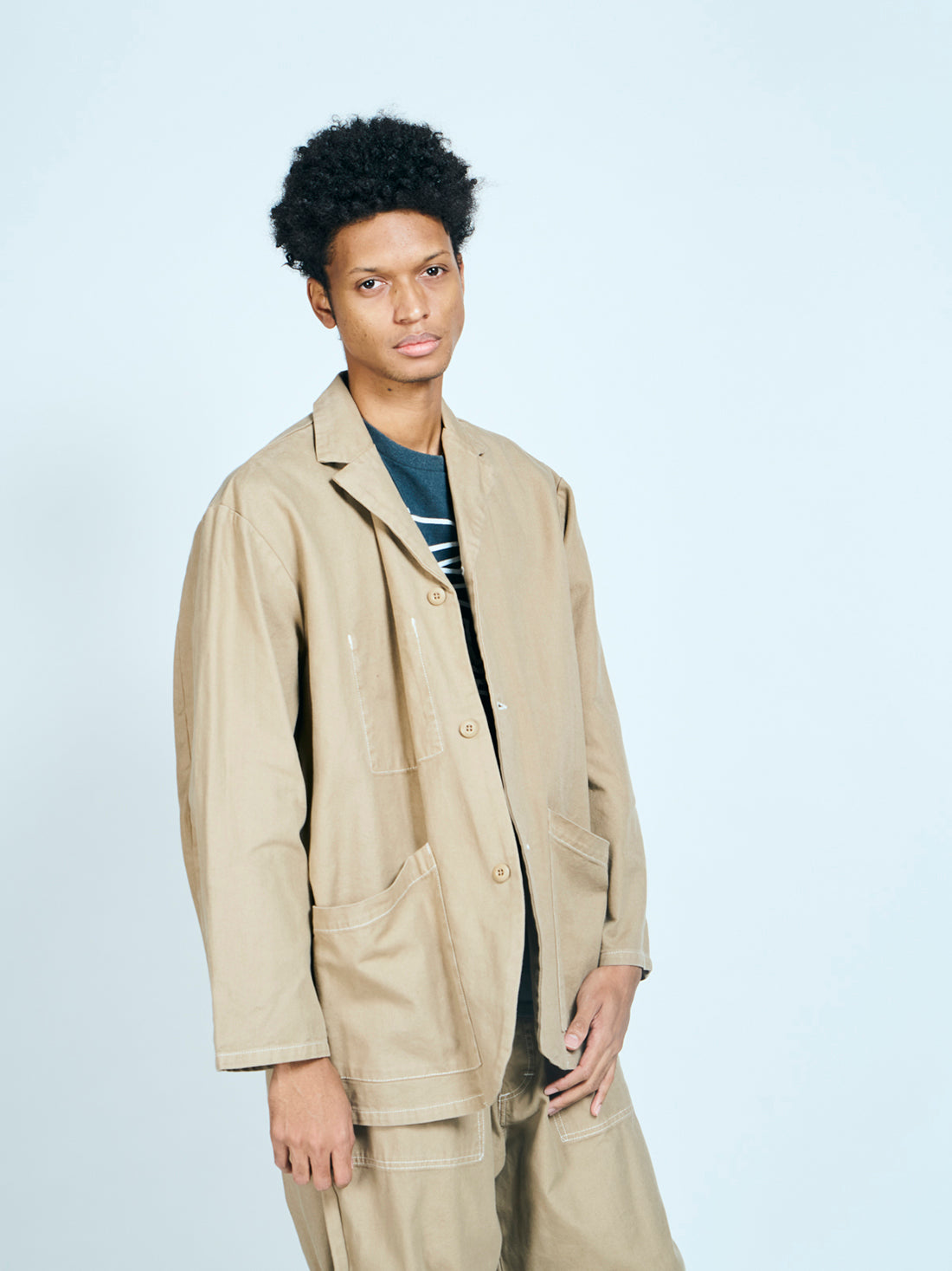GUNG HO / NOTCH COLLER JACKET COTTON DUCK