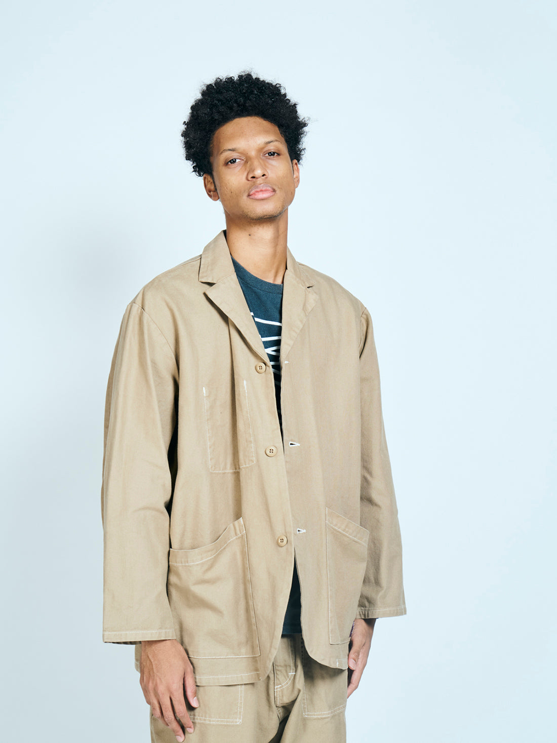 GUNG HO / NOTCH COLLER JACKET COTTON DUCK