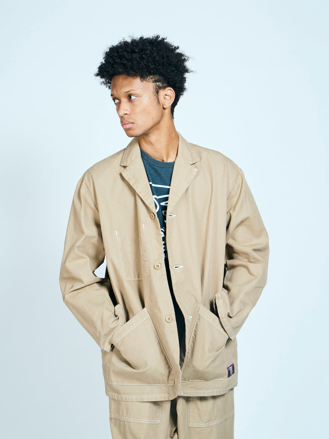 GUNG HO / NOTCH COLLER JACKET COTTON DUCK
