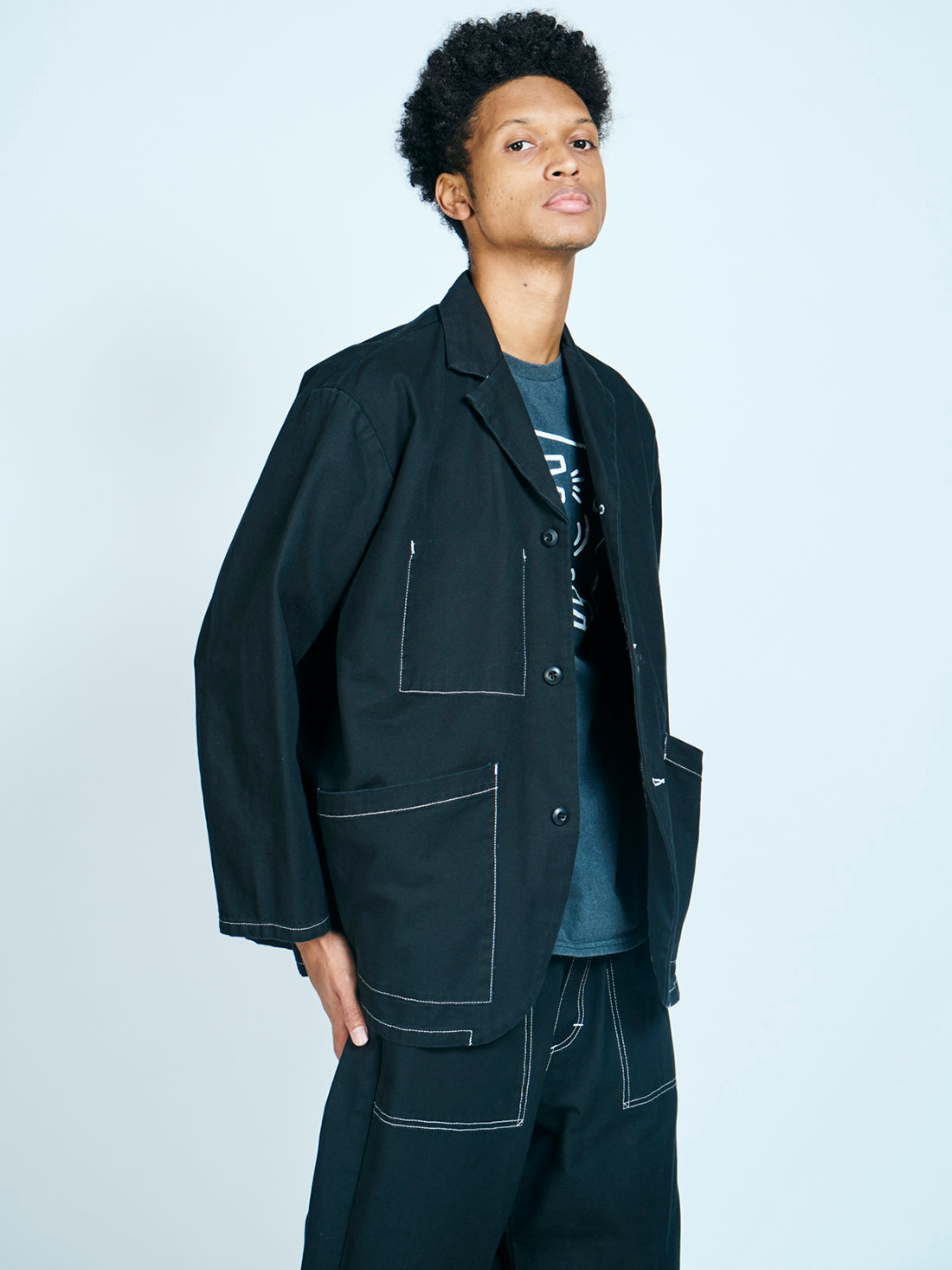 GUNG HO / NOTCH COLLER JACKET COTTON DUCK