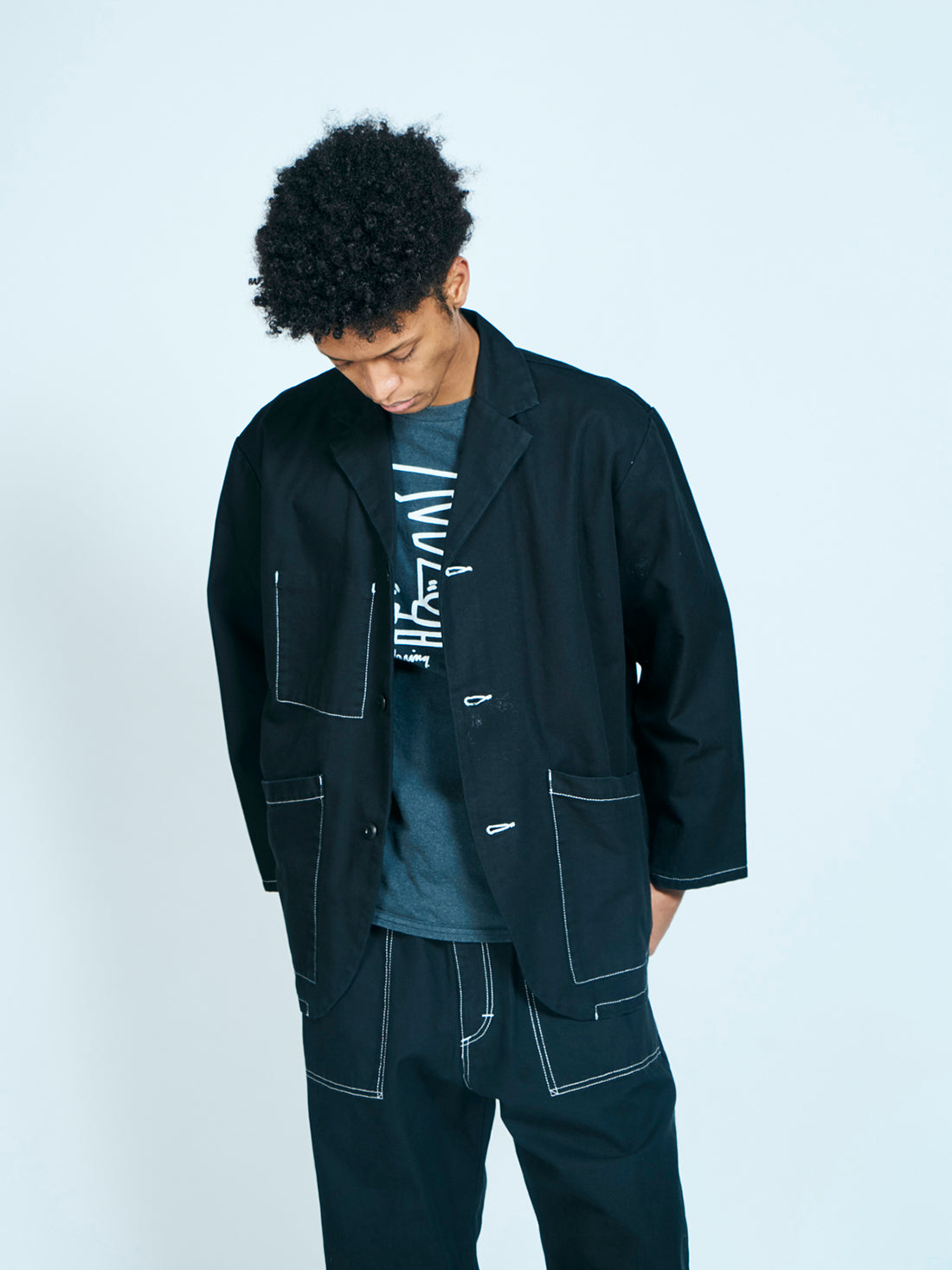 GUNG HO / NOTCH COLLER JACKET COTTON DUCK