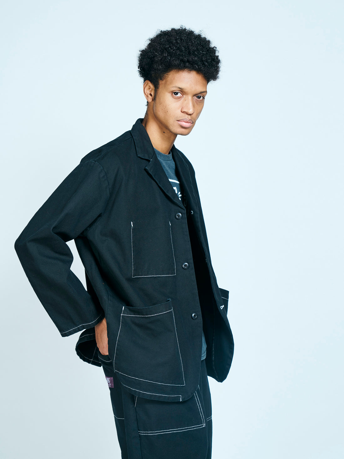 GUNG HO / NOTCH COLLER JACKET COTTON DUCK