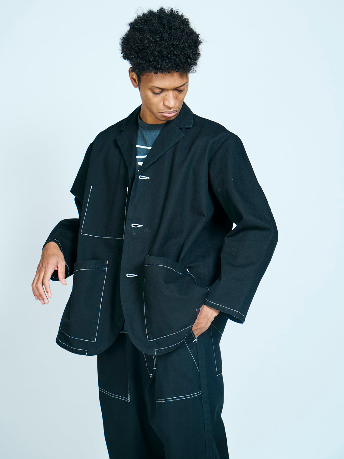 GUNG HO / NOTCH COLLER JACKET COTTON DUCK