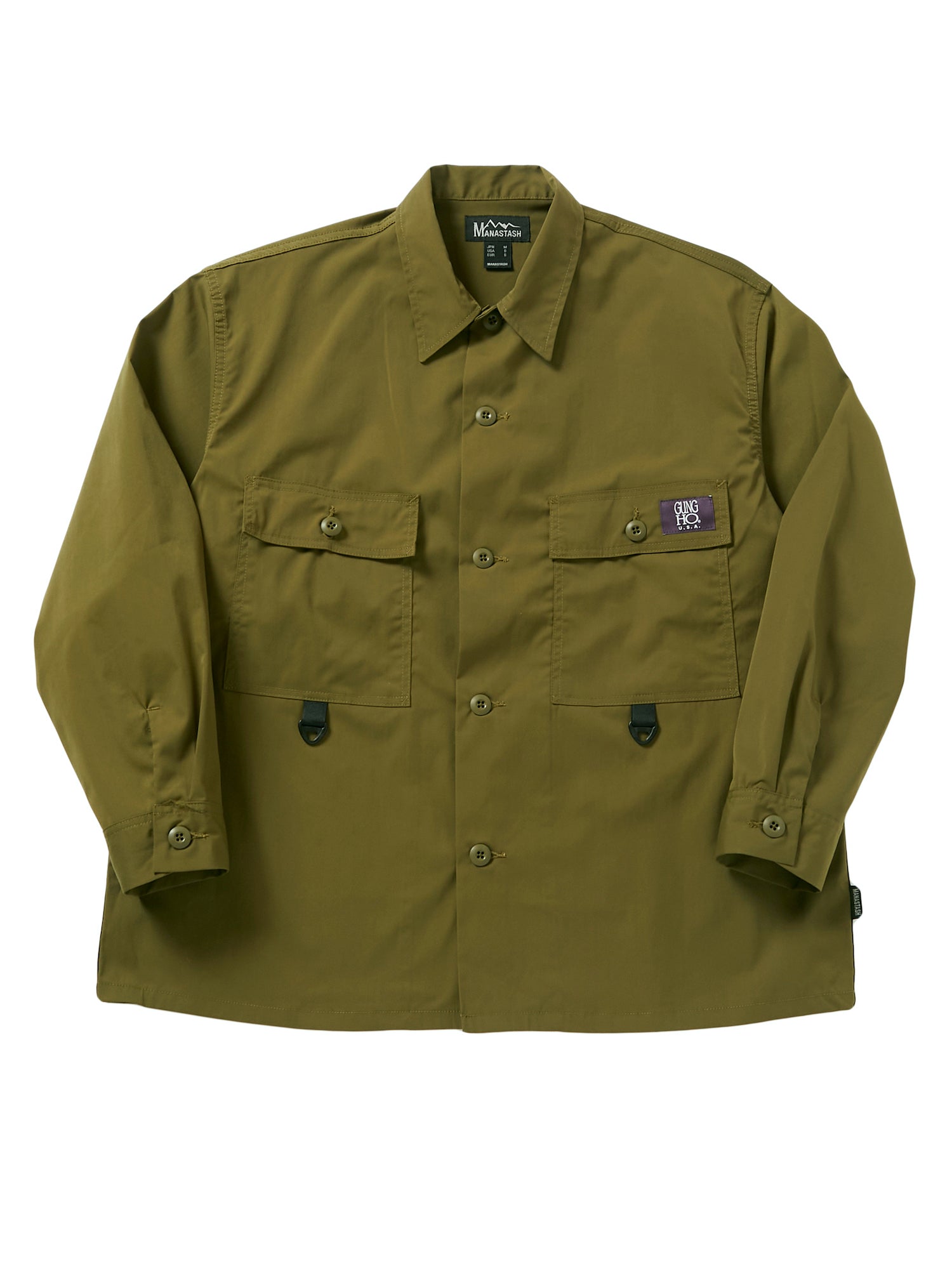 世界の HO×MANASTASH GUNG FUTIGUE JACKET SHIRT シャツ - poinsot